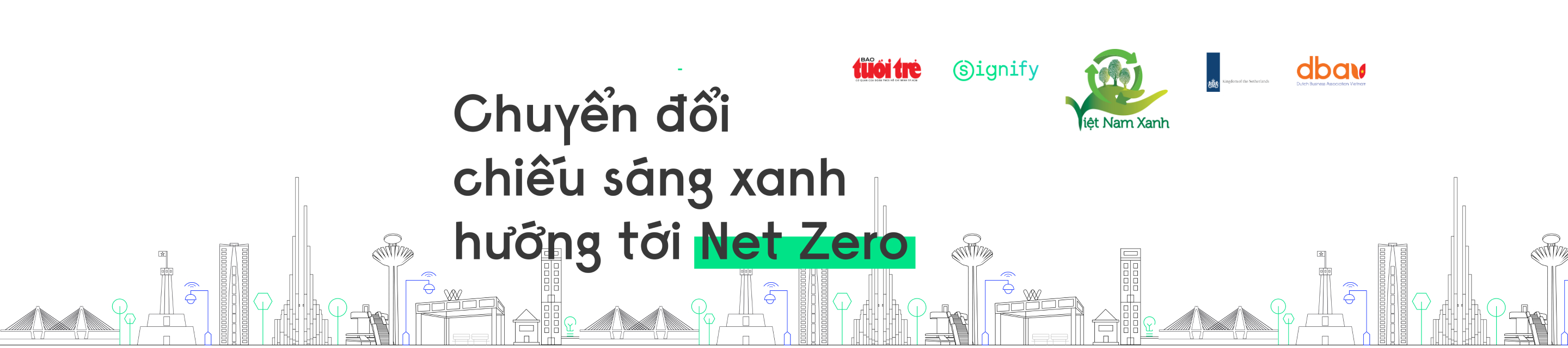 Chuyển đổi chiếu sáng xanh - Hướng tới Net Zero